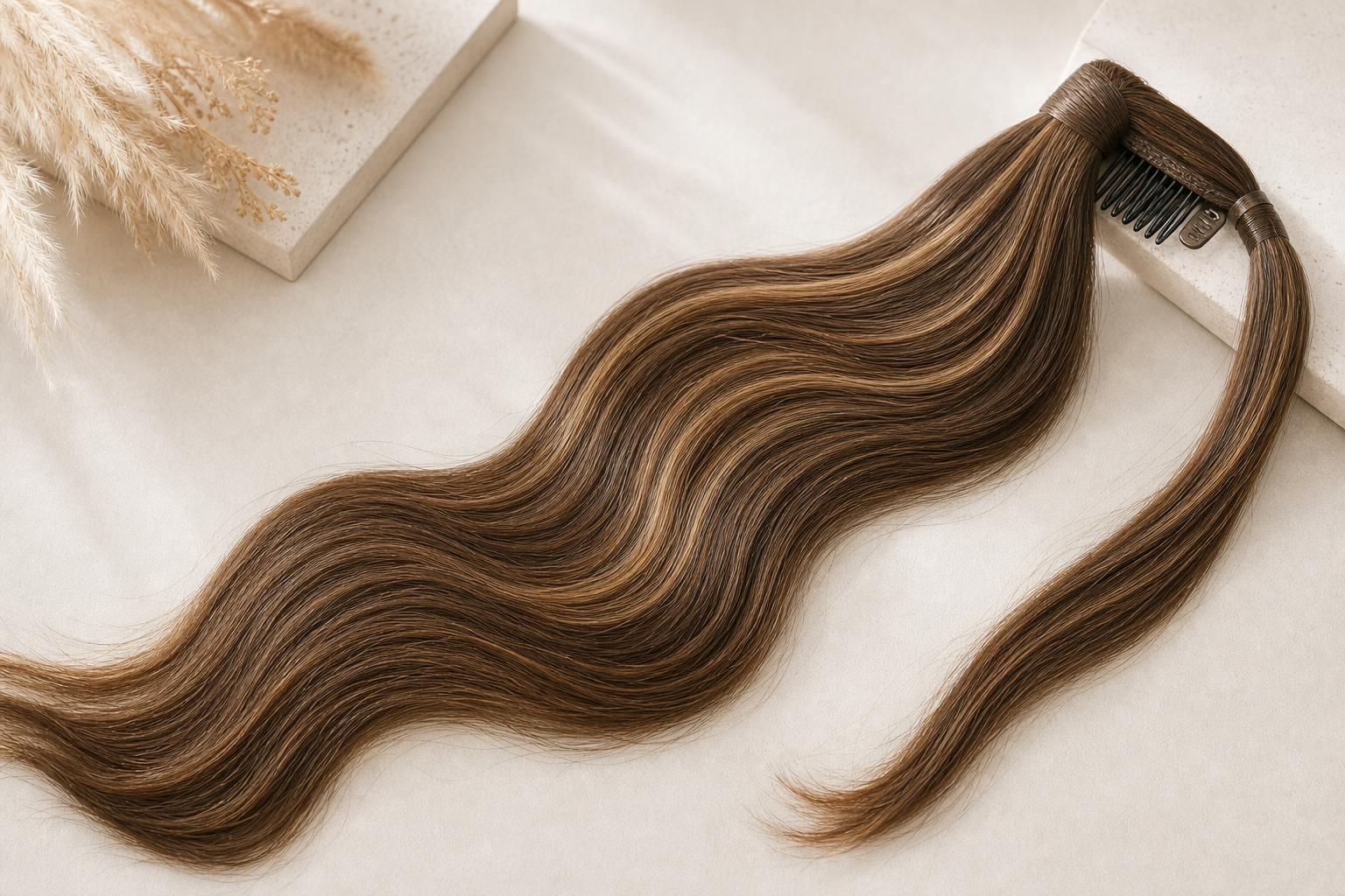 Human Hair Ponytail Extension